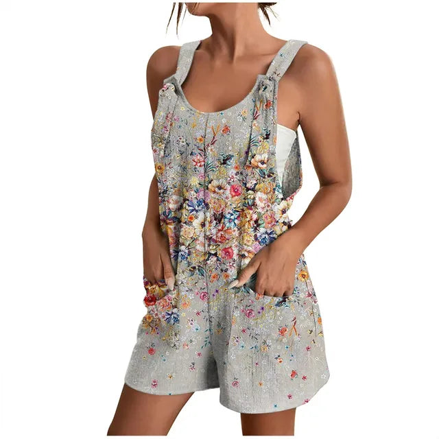 New Women Jumpsuits Summer Shorts