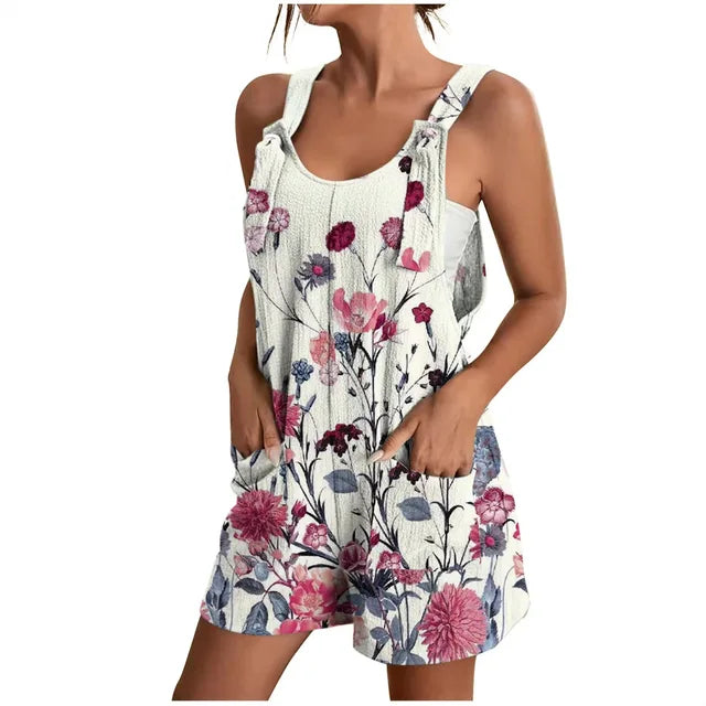 New Women Jumpsuits Summer Shorts