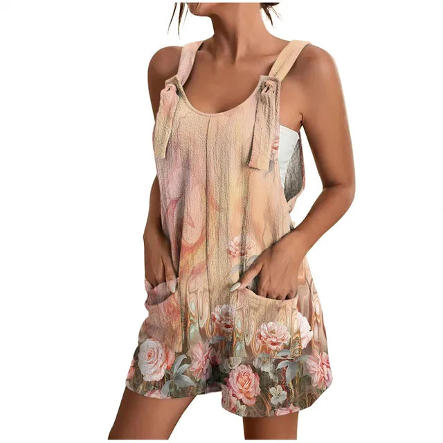 New Women Jumpsuits Summer Shorts